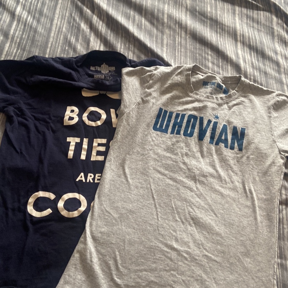 Dr. Who bundle of 2 women shirts
